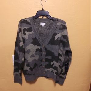 NWT Lucky Brand Camo Cardi Large Firm Price*Last 1